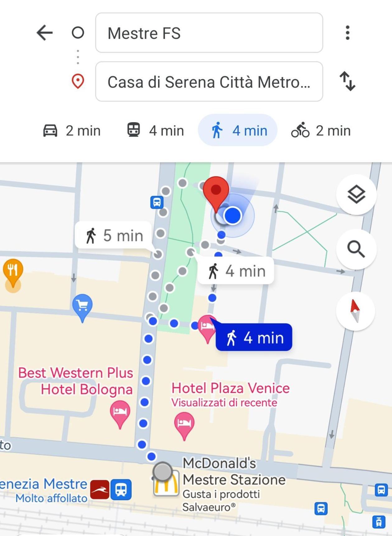 Casa Di Serena Mestre Exteriér fotografie